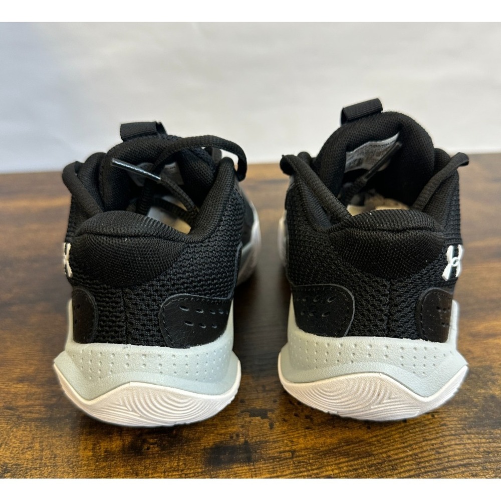 Under Armour Kids UA PS Jet 23 Basketball Shoes Black Grey 3026636-003 Size 12K - Picture 6 of 10